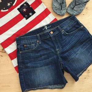 7 For All Mankind Denim Shorts
